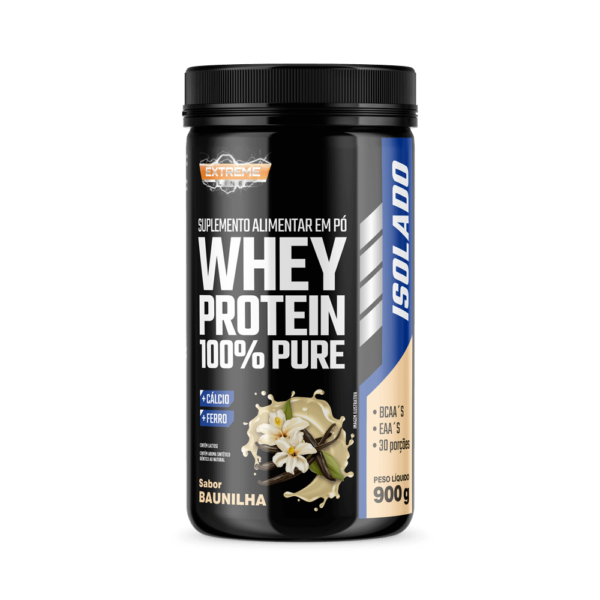 Whey Protein 100% Pure Isolado – Sabor Baunilha